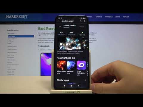 How to Install Shadow Galaxy Animated Wallpaper on XIAOMI Mi 10 Lite?