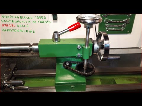 Modifica blocco carro contropunta tornio BVB25L1