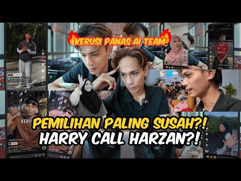 JUDGE SEMUA APPLICATION KERUSI PANAS AI TEAM?! HARRY CALL HARSZAN?! STORYLINE SEBENAR SORRY?!