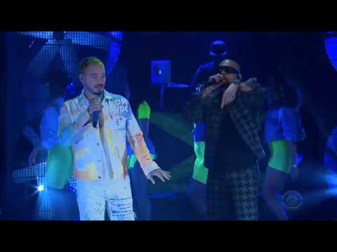 J Balvin y Sean Paul - Contra La Pared (THE LATE LATE SHOW)