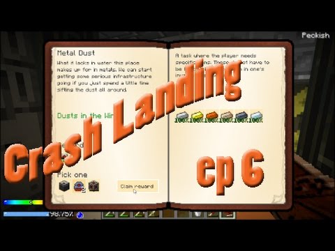 Minecraft Crash Landing ep 6 - Questing