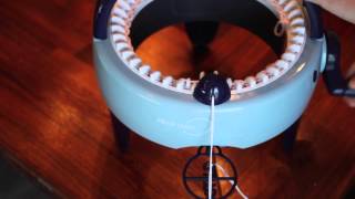 Hvordan strikke en hals / How to knit a scarf - Prym Maxi knitting mill