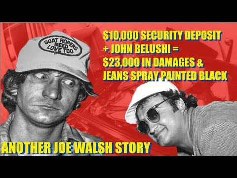 AMERICA'S GUEST : JOHN BELUSHI - Another Great John Belushi Story from Joe Walsh of the Eagles