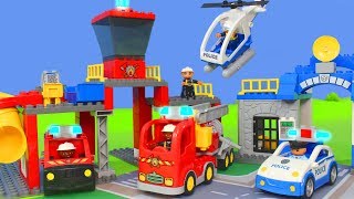 LEGO DUPLO Feuerwehrmann, Feuerwehrautos, Feuerwehr, Polizei & Construction Spielzeugautos Unboxing