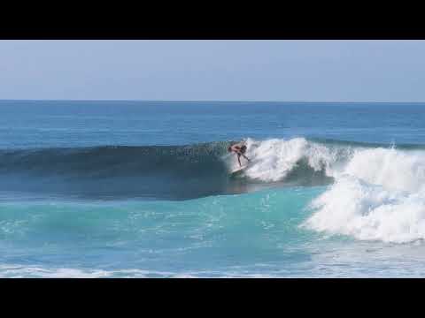 STILL BIG WAVE SURFING AT NYANG NYANG BEACH. 4K