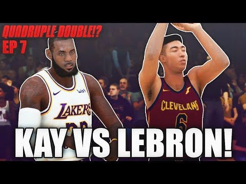 KAY VS LEBRON JAMES IN GAME OF THE YEAR! QUADRUPLE DOUBLE!? 2K19 MyCareer