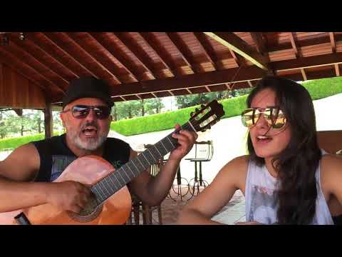 Rionegro e a filha Rafaela cantando No Fim Desta Estrada