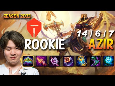 TES Rookie AZIR vs ZERI Mid - Patch 13.16 KR Ranked