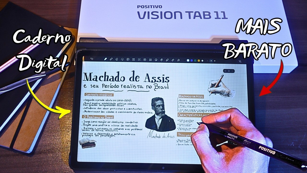 Miniatura da avaliação em vídeo de Tablet Veidoo 11'' 128GB