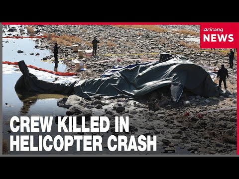 Two warrant officers killed in military helicopter crash in Gapeyong-gun County