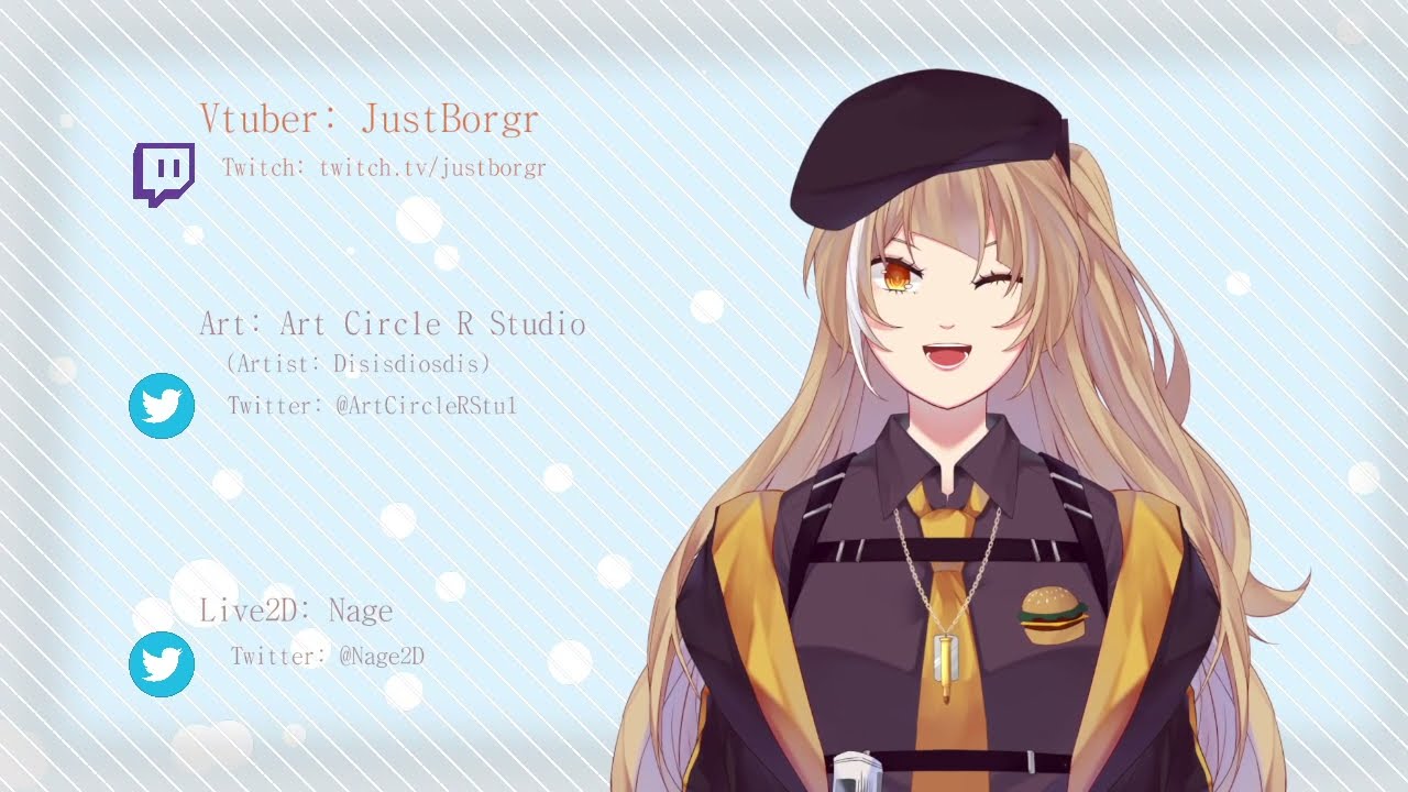【Live2D】 Model Rig Showcase: JustBorgr