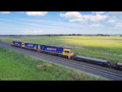 3XM4 Pacific National Steel Train (9/11/2022) - Poathtv Australian Railways
