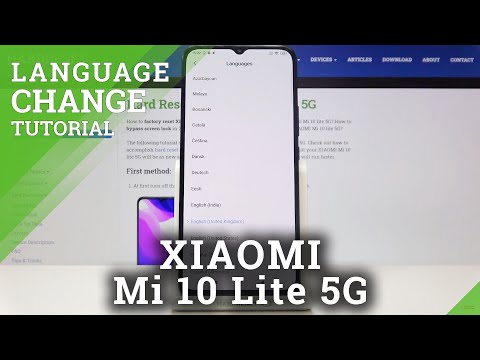How to Change System Language in XIAOMI Mi 10 Lite 5G – Set Up Desired Language