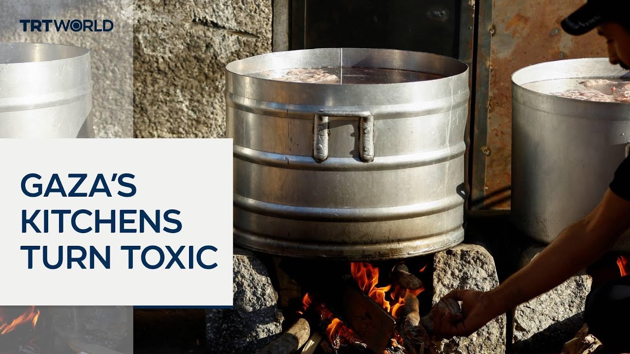 Gaza’s fuel shortage forces families to burn furniture for cooking