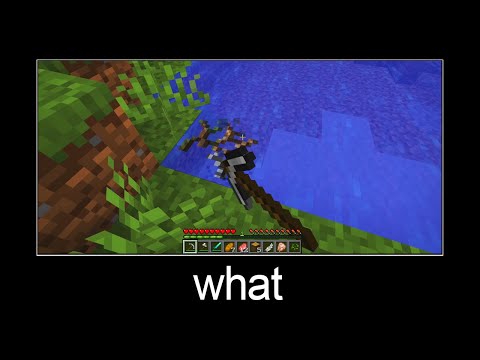 Minecraft wait what meme part 41 (how to break water?)