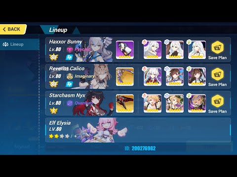 Honkai impack 3 Exalted Abyss (Nirvana) 465D S0 Nyx vs Kosma (QUA) 476/477