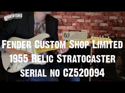 Top Shelf Guitars - Fender Custom Shop Limited 1955 Relic Stratocaster serial no CZ520094