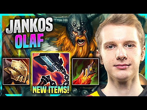 JANKOS PICKS OLAF WITH NEW ITEM GOREDRINKER! - G2 Jankos Plays Olaf JUNGLE vs Amumu! | Preseason 11