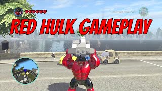 LEGO Marvel Superheroes - Red Hulk Gameplay and Unlock Location