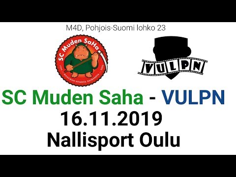 Maalikooste: SC Muden Saha - VULPN  M4D  (16.11.2019)