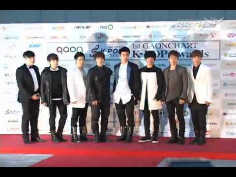 120222 Gaon Chart Awards Red Carpet - Super Junior [SSTV]