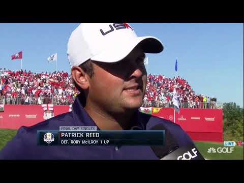 Patrick Reed Breaks Down His Historic Singles Win Over Rory McIlroy | 2016 Ryder Cup