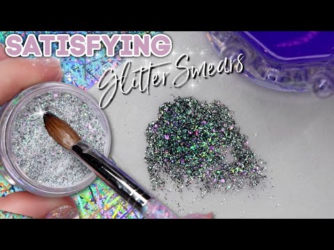 SATISFYING GLITTER SWATCHES 💅🏻