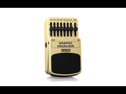 Демонстрация педали эффектов Behringer EQ700