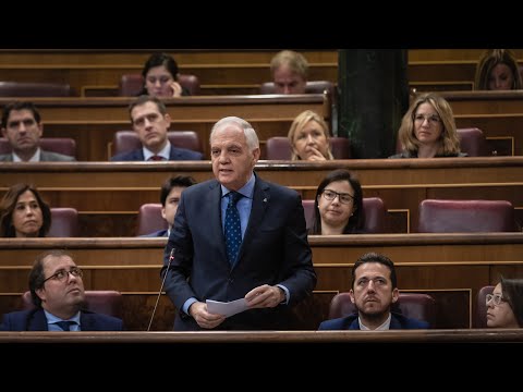 Intervención de Joaquín García en el Congreso durante la Sesión de Control al Gobierno