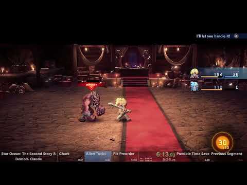 Star Ocean: The Second Story R Demo% Claude in 13:34