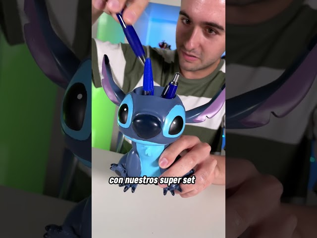 Vídeo relacionado con Grupo Erik Lapicero Disney Stitch - Portalápices escritorio 3D - Lapicero escritorio Stitch ideal accesorio papelería Disney - Producto con licencia oficial