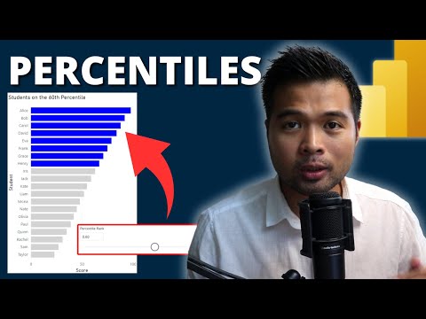 How to calculate PERCENTILES in Power BI // Beginners Guide to Power BI