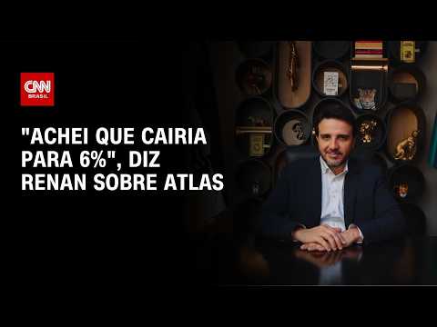 Renan Santos sobre pesquisa Atlas: “Achei que cairia para 6%” | CNN 360°