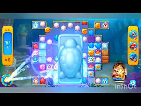 Fishdom 2022, no Boosters,  1267  level  -  прохождение без бустеров,  1267  уровень.