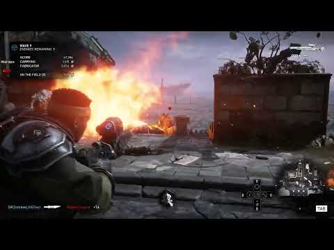 Gears 5 Horde on "Gridlock" Insane difficulty Wave 1-50 Robotics Expert | 1440p