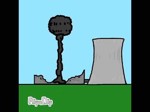 Nuclear Power Plant Meltdown #animation#explosion