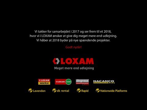 LOXAM - Godt Nytår 2018