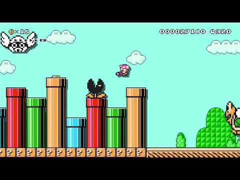 World S-2 Tiny Giant Redux by 3rd Bunny - Super Mario Maker 2 - No Commentary 1ca