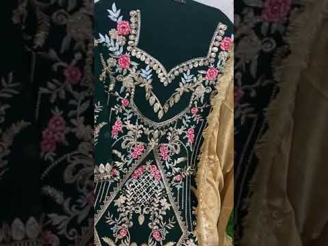 Mahnur Vol-4 Heavy Georgette Wholesale Pakistani Suit Catalog – product video thumbnail