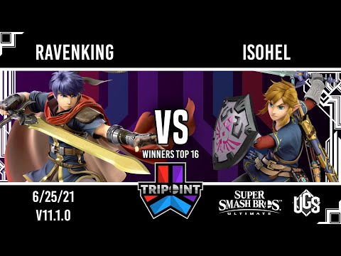 Tripoint Smash 102 - Winners Top 16 - Ravenking(Ike) Vs. isohel(Link)