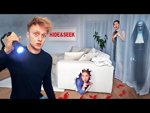 HIDE and SEEK in our entire city villa😱 (Challenge with Angi & Chrissi)