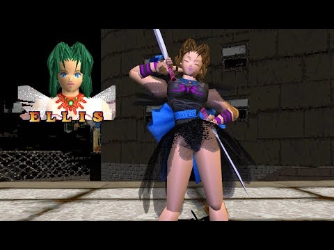 Battle Arena Toshinden 2 - Ellis 1P Game playthrough