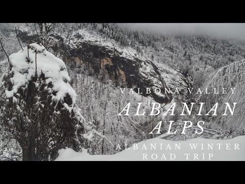 Valbona Valley, Albanian Alps, in the Winter - Albania road trip in a Lada Niva
