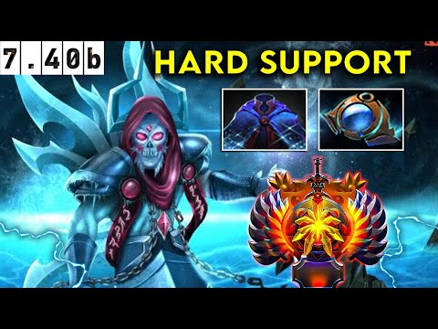 Lich Immortal Hard Support - Dota 2 Patch 7.40b Pro Pub Gameplay
