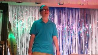 Blake singing "Bring him home" from Les miz