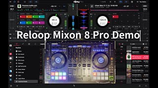 Reloop Mixon 8 Pro Demo mix with DJay Pro on Mac