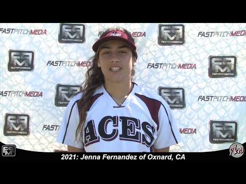 2021 Jenna Fernandez Shortstop & Outield Softball Skills Video - ACES