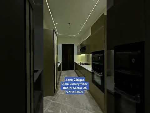 4bhk 250gaz Ultra Luxury Builder Floor With Lift and Parking Rohini Sector-26 Delhi Call 9711681895