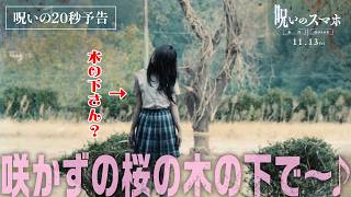 【咲かずの桜の木の下で～♪】映画『呪いのスマホ』呪いの20秒予告／𝟣𝟣.𝟣𝟥 (金)公開