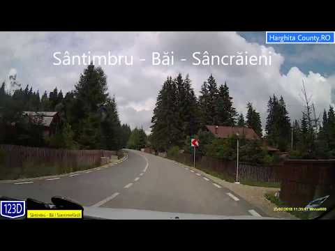 Romania : DJ123D - Sântimbru - Băi (HR) - Sâncrăieni (HR)